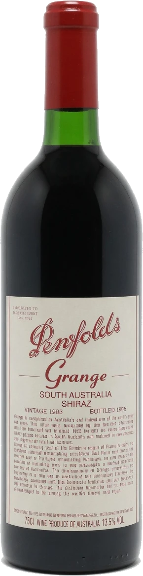 Penfolds, Grange, South Australia bottle