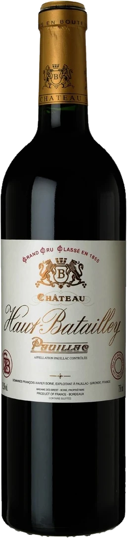 Chateau Haut-Batailley 5eme Cru Classe, Pauillac bottle