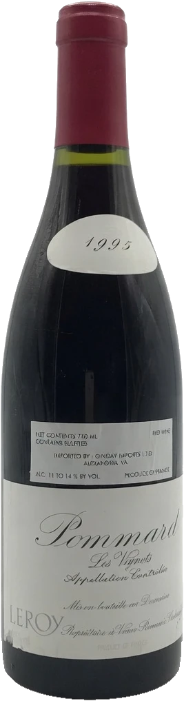 Domaine Leroy, Pommard, Les Vignots bottle