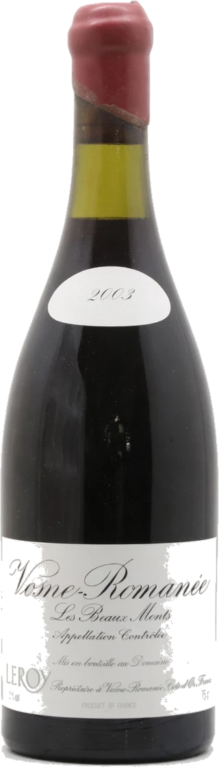Domaine Leroy, Vosne-Romanee Premier Cru, Les Beaux Monts bottle