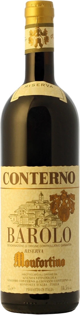 Giacomo Conterno, Barolo, Monfortino Riserva bottle