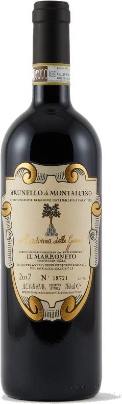 Marroneto, Brunello di Montalcino, Madonna Grazie bottle