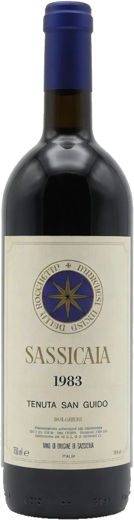 Sassicaia, Tenuta San Guido, Bolgheri bottle