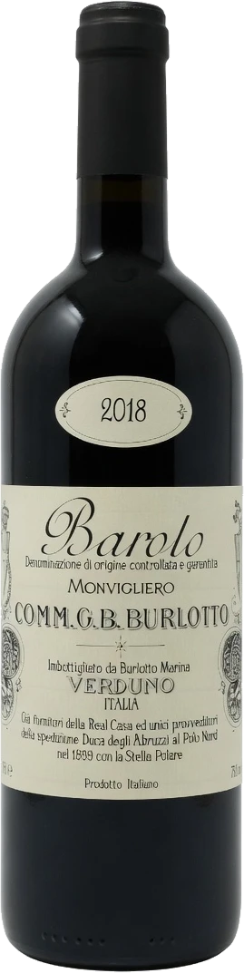 G.B. Burlotto, Barolo, Monvigliero bottle