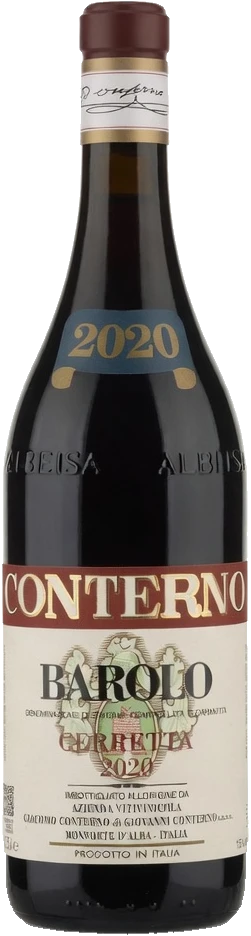Giacomo Conterno, Barolo, Cerretta bottle