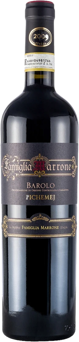 Marrone, Barolo, Pichemej bottle