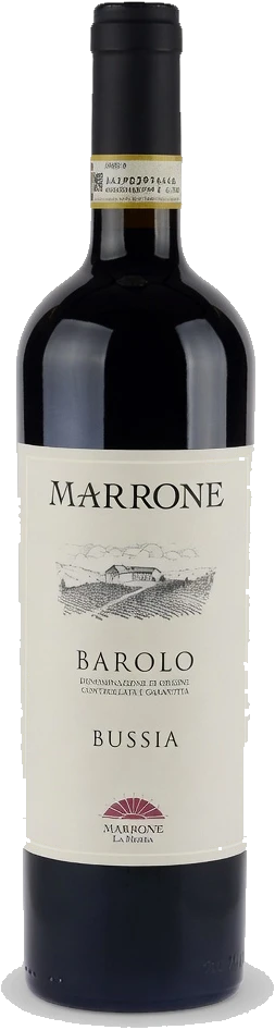 Marrone, Barolo, Bussia bottle